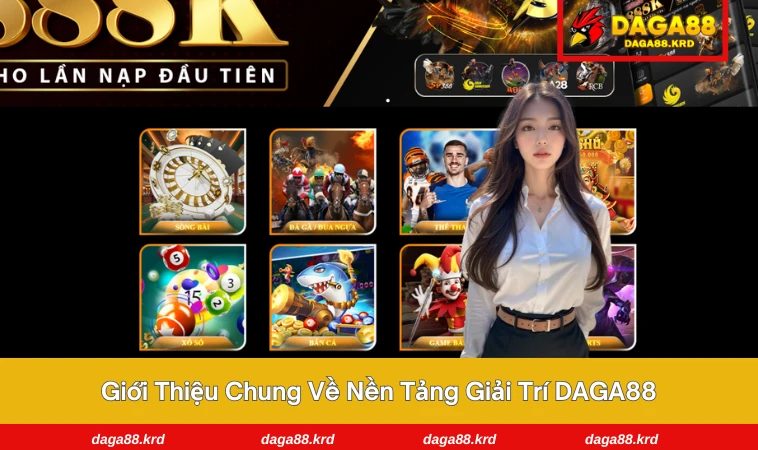 Giao diện trang chủ hiển thị nhiều trò chơi hấp dẫn