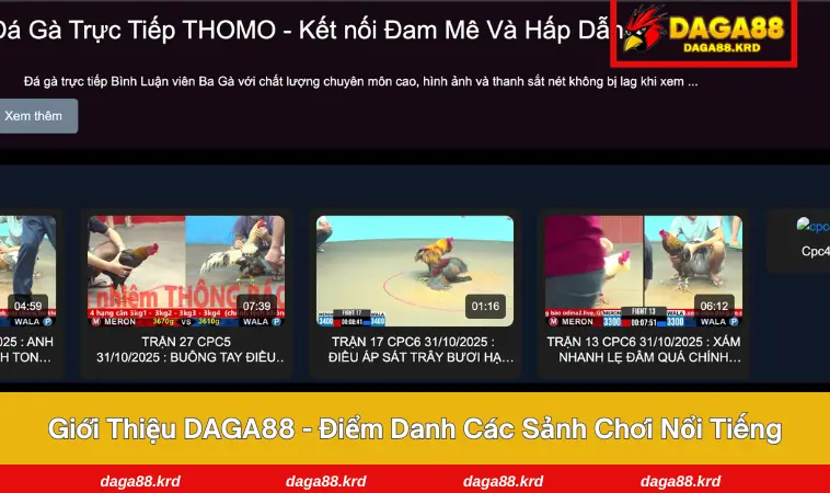 Giới thiệu DAGA88 3 Giới thiệu sơ bộ về các sảnh chơi hấp dẫn tại DAGA88