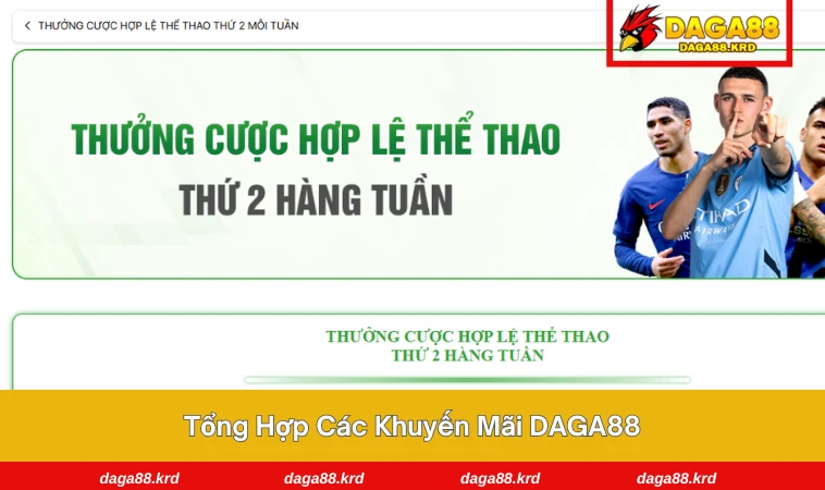 Khuyến Mãi DAGA88 1 Chương trình khuyến mãi nổi bật với nhiều phần thưởng hấp dẫn