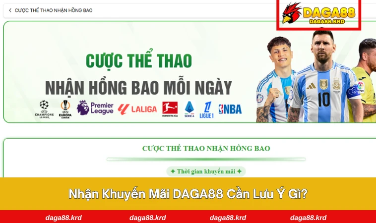 Khuyến Mãi DAGA88 3 Người chơi nên theo dõi thời hạn và điều kiện nhận thưởng